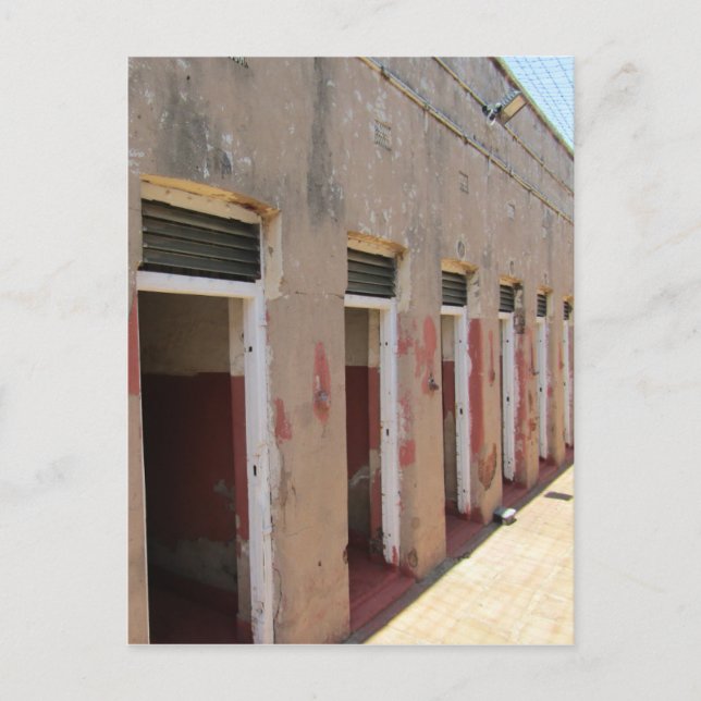 mandela cells prison postcard (Front)