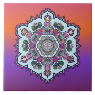 Mandela Design Ceramic Tile