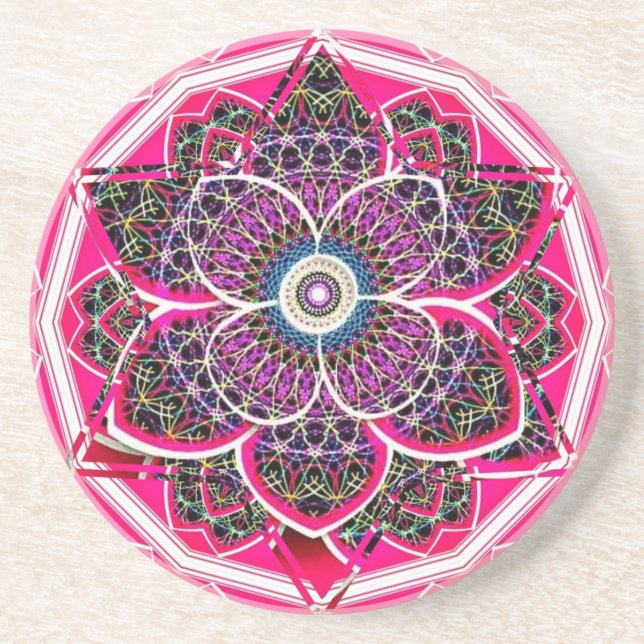 Mandela design coaster (Front)