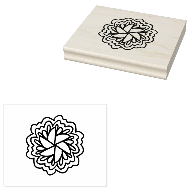 Mandela Designs Rubber Stamp (Stamped)