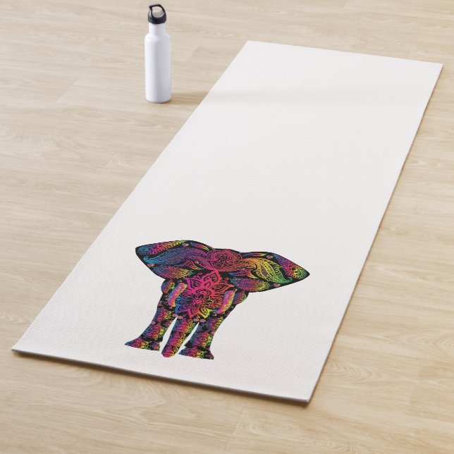 Mandela Elephant Yoga Mat (In Situ)