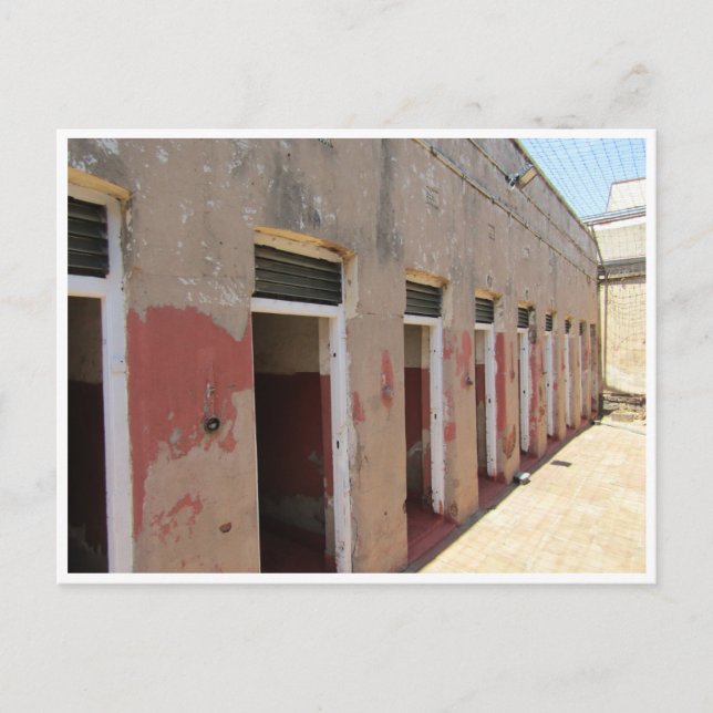 mandela prison cells postcard (Front)