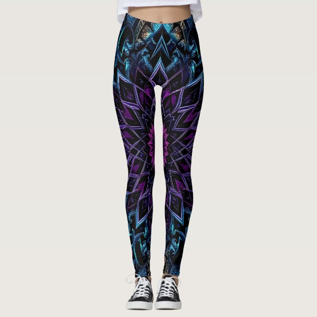 Mandela Star Leggings (Front)