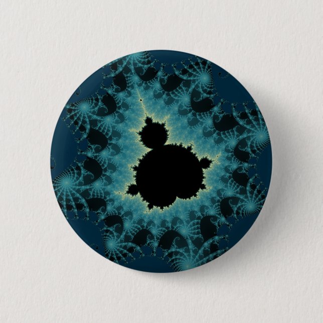 Mandelbrot 2 Inch Round Button (Front)