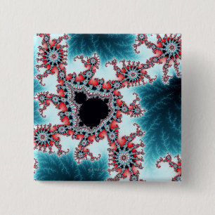 Mandelbrot 7 2 inch square button
