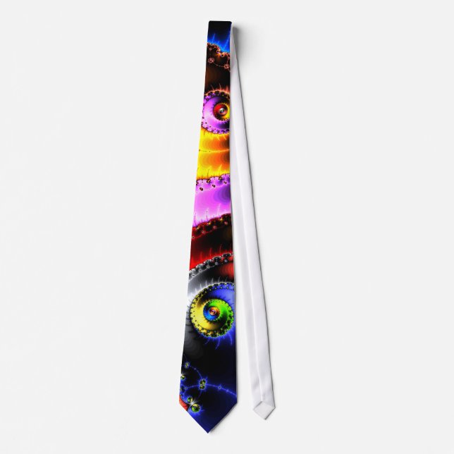 Mandelbrot Art Tie (Front)