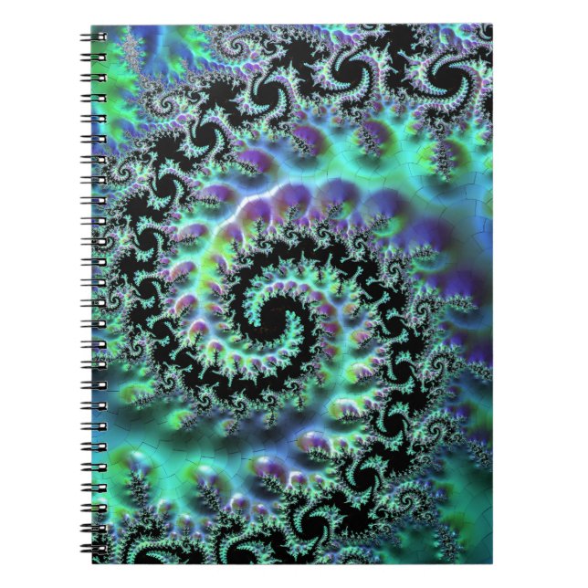 Mandelbrot Discovery Spiral Notebook (Front)