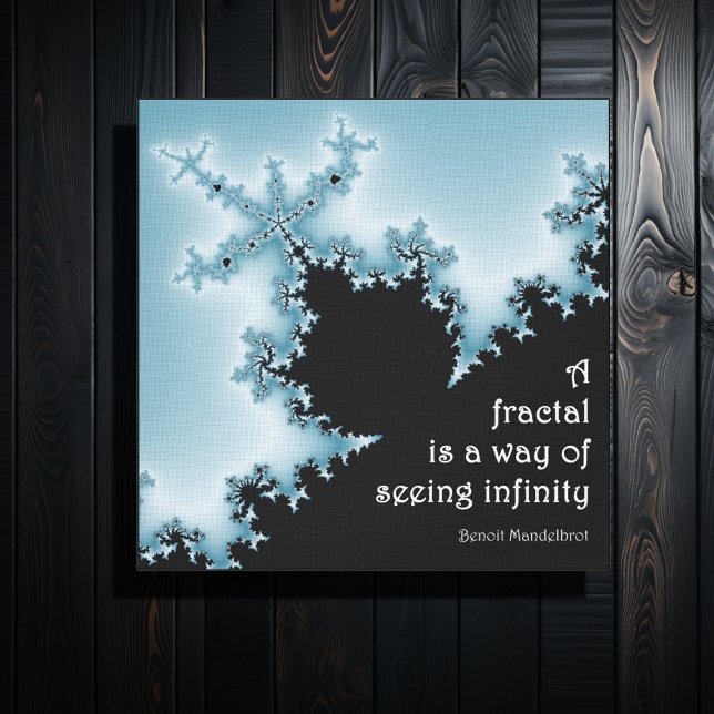 Mandelbrot fractal art canvas print (Creator Uploaded)