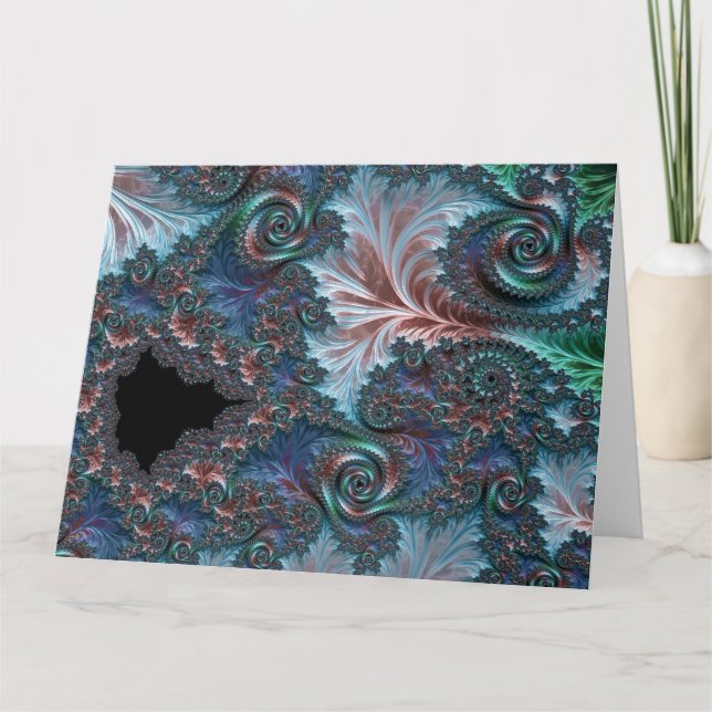 Mandelbrot Fractal Card (Front)