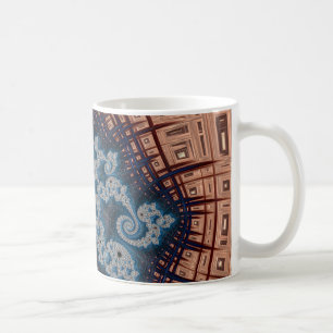 Mandelbrot fractal coffee mug