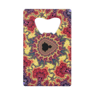 Mandelbrot Fractal Credit Card Bottle Opener