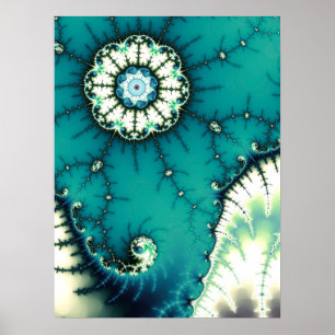 Mandelbrot Fractalscape Poster