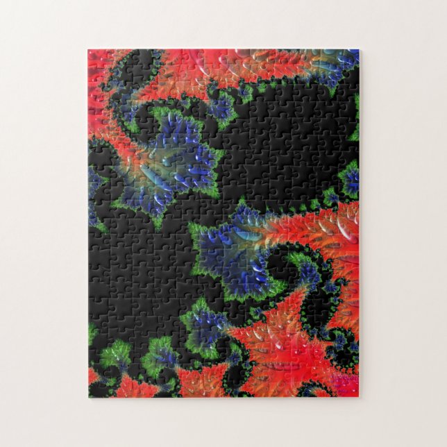 Mandelbrot Garden Jigsaw Puzzle (Vertical)