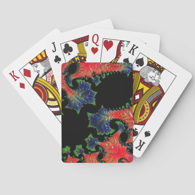 Mandelbrot Garden Playing Cards (Back)