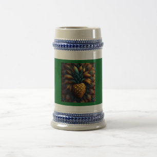 Mandelbrot Pineapple Fractal Beer Stein
