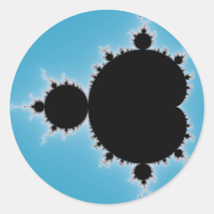 Mandelbrot Set 05 - Fractal Classic Round Sticker