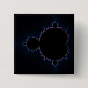Mandelbrot Set 10 2 Inch Square Button