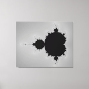 Mandelbrot Set Fractal Shape Canvas Print