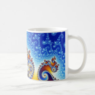 Mandelbrot Set Satellite Double Spiral Fractal Coffee Mug