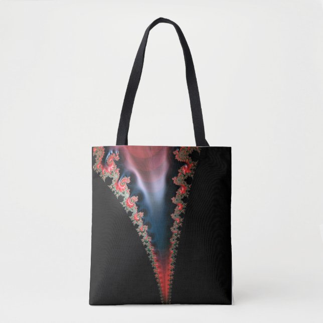 Mandelbrot Zip Tote Bag (Front)