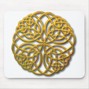 Mandella gold mouse pad