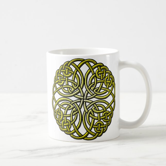 Mandella green coffee mug (Right)