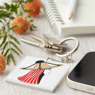 Mandil w Chachiya: Symbols of Jebala Identity Keychain