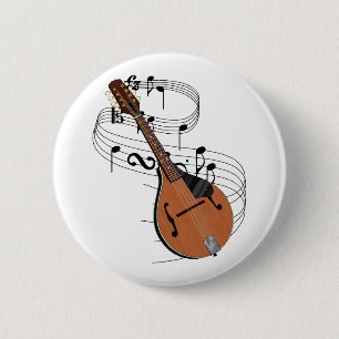 Mandolin 2 Inch Round Button