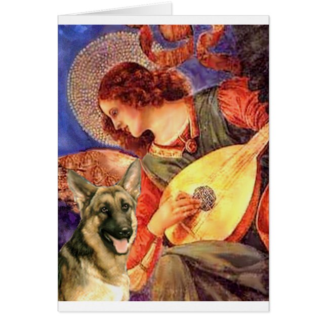 Mandolin Angel - German Shepherd 2 (Front)