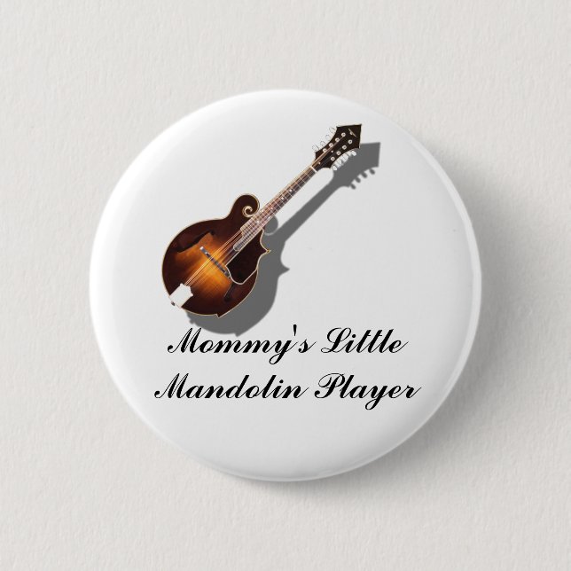 MANDOLIN-BUTTON 2 INCH ROUND BUTTON (Front)