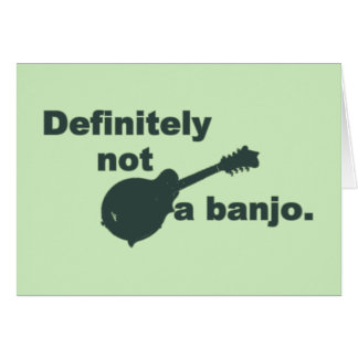 Mandolin -- Definitely Not A Banjo