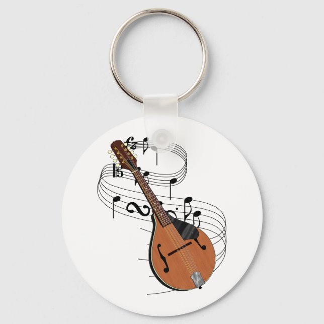 Mandolin Keychain (Front)