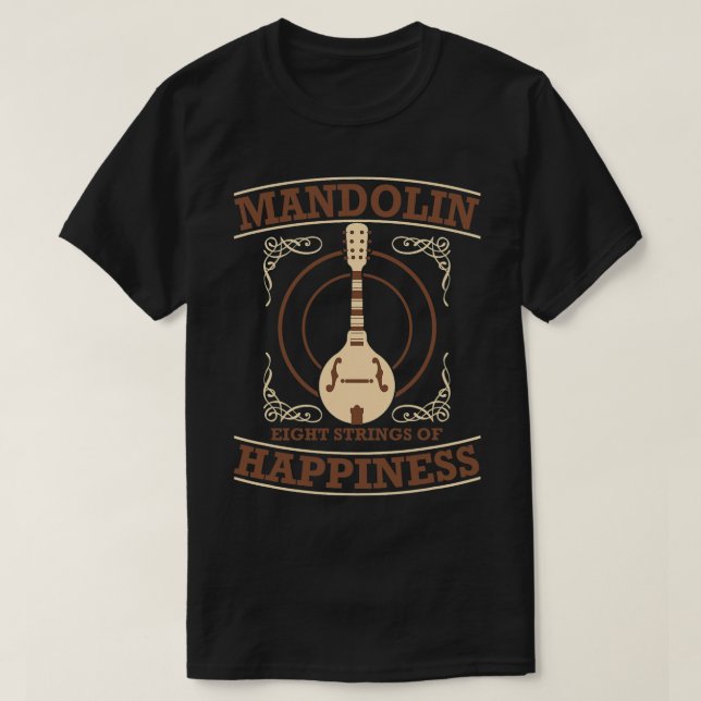 Mandolin Lover Mandolin T-Shirt (Design Front)