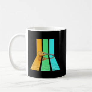 Mandolin Lover Retro 80s Vintage Style Mandolin Coffee Mug