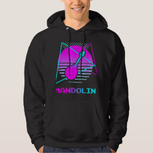 Mandolin Lover Retro Vintage Classic Mandolin Play Hoodie