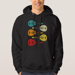 Mandolin Lover Retro Vintage Mandolin Costume Inst Hoodie