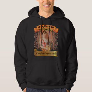 Mandolin Lover Womens but in my thoughts Im playin Hoodie