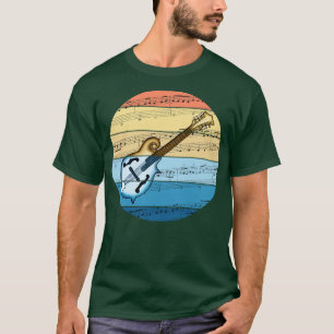 Mandolin Music Notation Mandolinist Folk Musician T-Shirt
