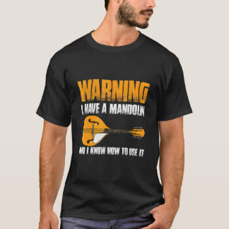 Mandolin Musical Instrument Musician Orchestra Str T-Shirt