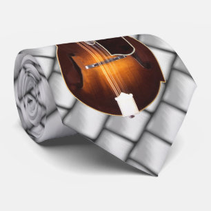 MANDOLIN --ON GRAY TIE