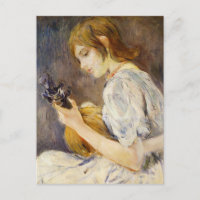 Mandolin par Berthe Morisot Carte postale
