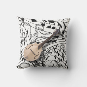 MANDOLIN-PILLOW THROW PILLOW