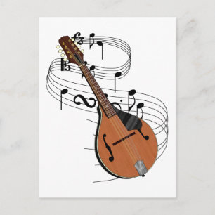 Mandolin Postcard