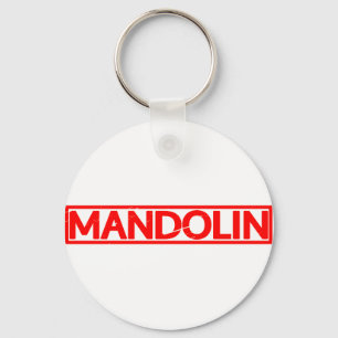 Mandolin Stamp Keychain