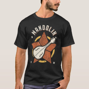 Mandolin Vintage Retro Classic Music T-Shirt