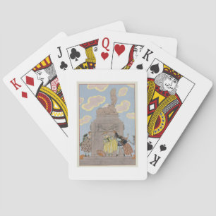 Mandoline, illustration for 'Fetes Galantes' by Pa Playing Cards
