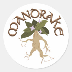 Mandrake Classic Round Sticker