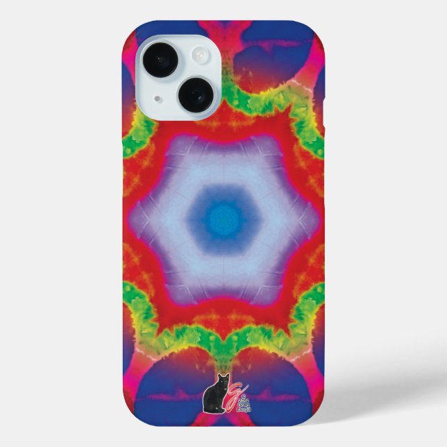 Mandril Kaleidoscope coque iphone (Verso)