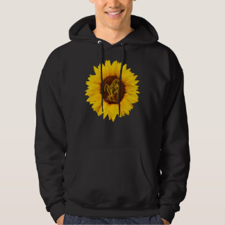 Mandrill Gift For Women Men Monkey Baboon Sunflowe Hoodie