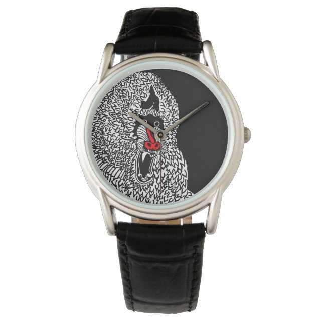 Mandrill Monkey Watch (Front)